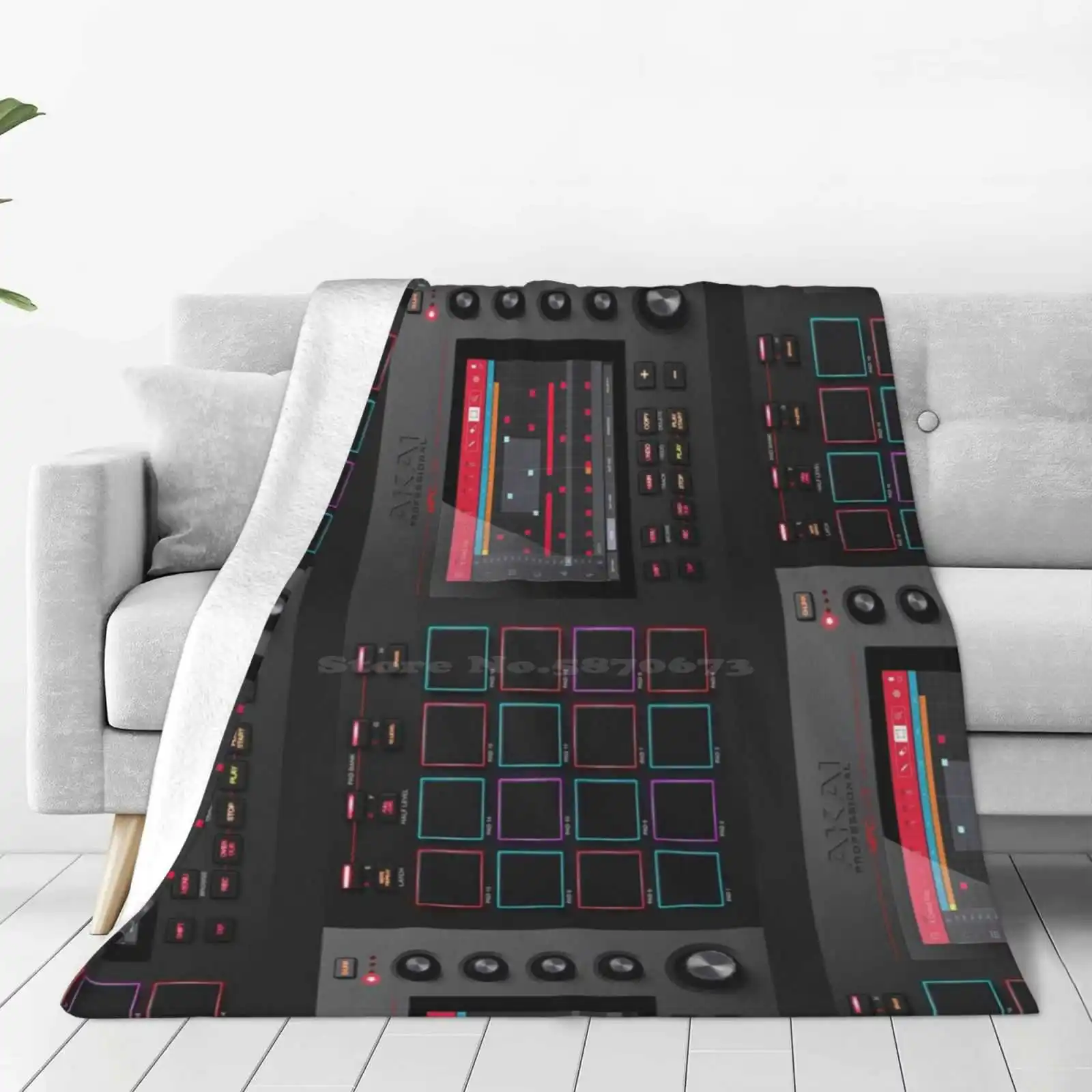 Phone Case Akai Mpc Live Trend Style Funny Fashion Soft Throw Blanket Phone Music Dj Mpc Live Producer House Techno Dance Logic