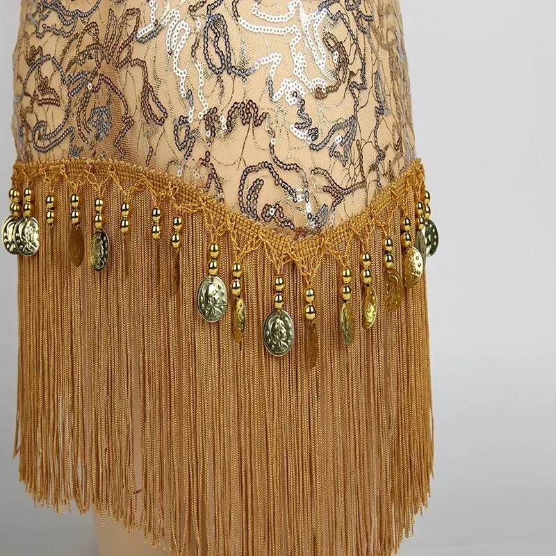 Accessoires de Costume professionnels de danse du ventre, pièces de monnaie de danse orientale, ceinture Triangle, écharpe de hanche pour femmes, vêtements féminins