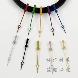 NH35 12.5MM Black Silver Blue Orange Red Yellow Hands Second Watches Needles Fit NH35 4R35 NH36 4R36 Movement Replacement Parts