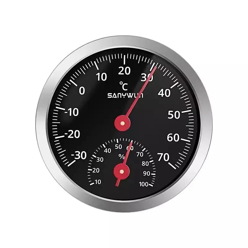 Mechanical Thermometer Physical Temperature Indicator -25°C~55°C Indoor Outdoor Automobile Suitable Temperature Gauge