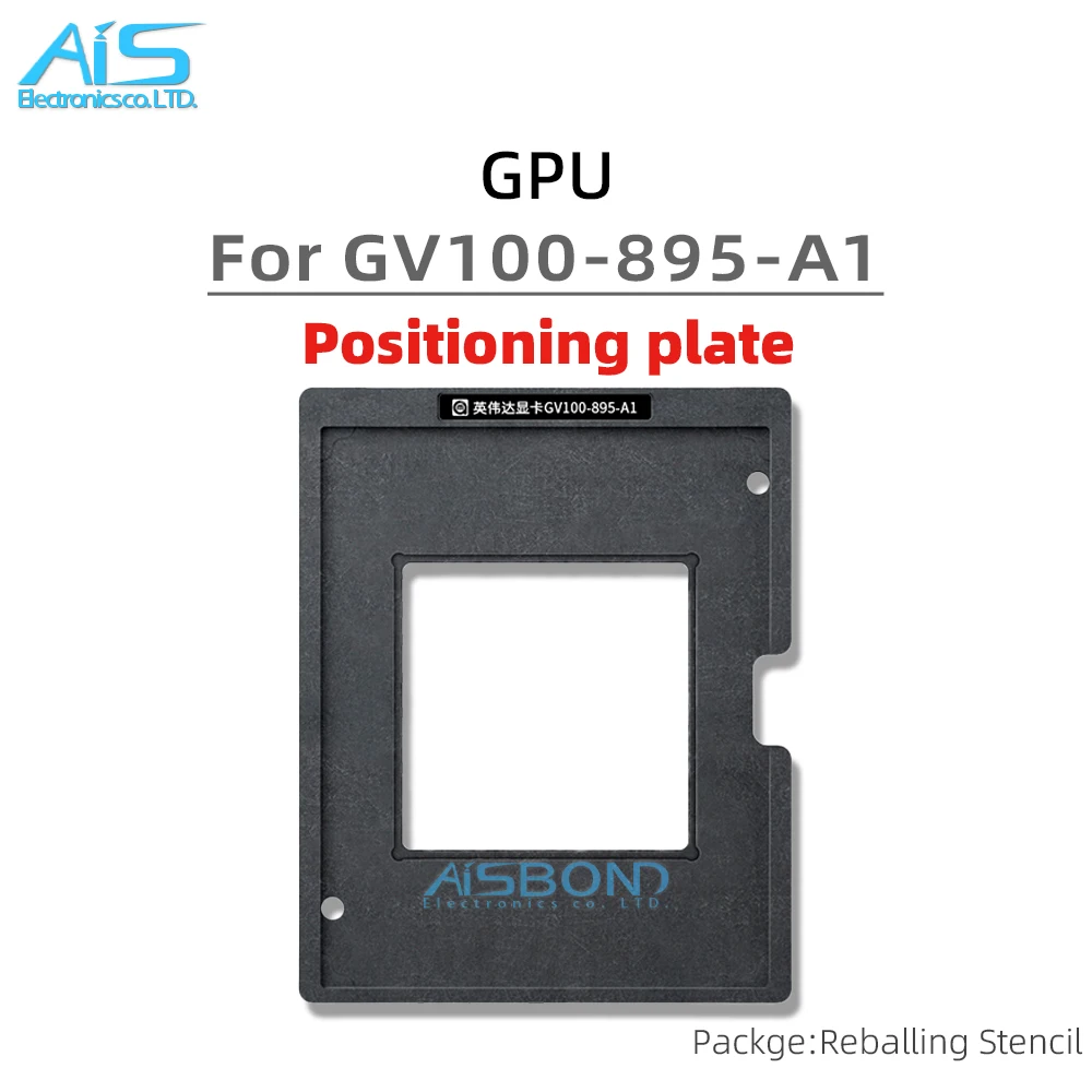 Amaoe BGA Stencil Reballing Template Station Kit For NVIDIA GV100-895-A1 GPU Tin Net Repair