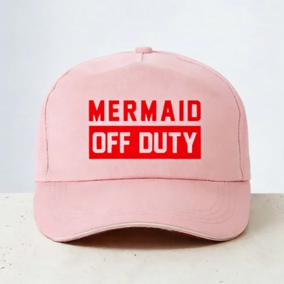 Mermaid Off Duty Baseball Cap Fashion Women Adjustable Summer Outdoor Snapback Hat
