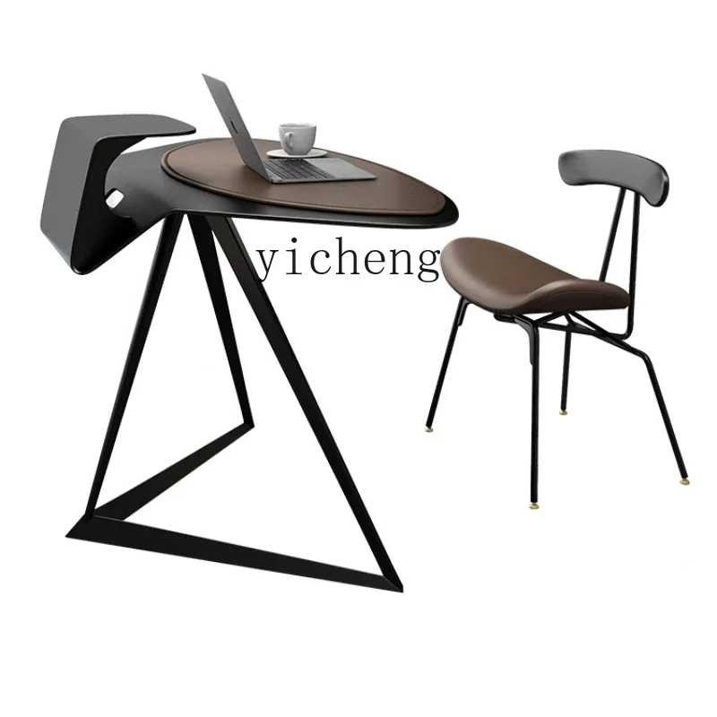 light luxury desk small apartment corner balcony student learning desktop computer desk