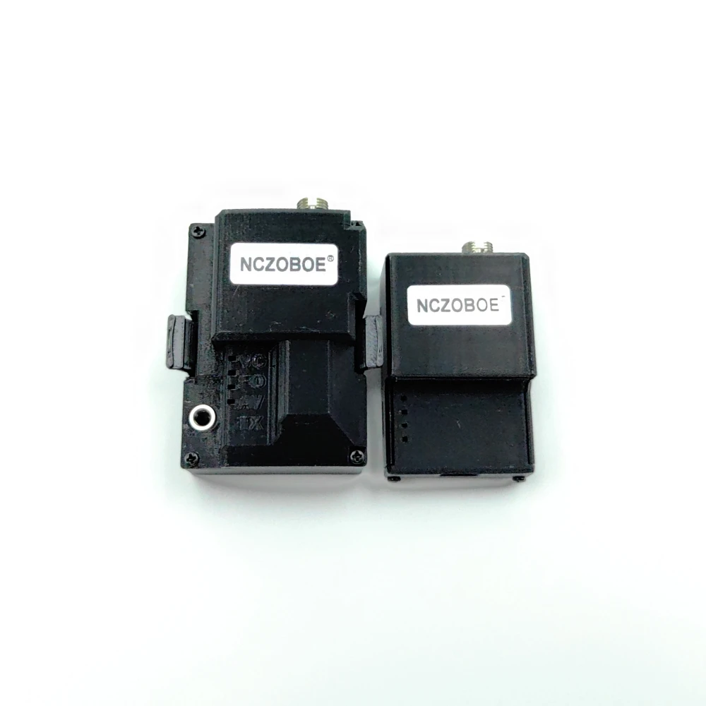 NCZOBOE Convertidor de medios transceptor de fibra de vídeo 1V1D 60 KM, 80 KM, vídeo de canal + UART, TTL y SBUS FC/UPC TX/RX DC 5,5 ~ 26V
