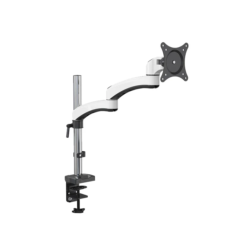 

Monitor bracket Desktop double section telescopic aluminum alloy 8kg lifting and rotating industrial height increase