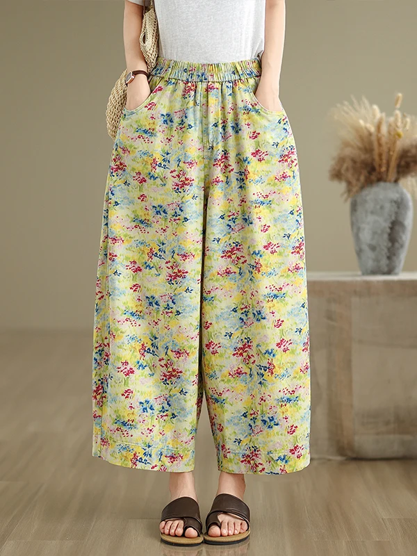 กางเกงยีนส์พิมพ์ลายสไตล์จีนย้อนยุค ทรงขากว้างลำลอง ทรงเข้ารูปขาตรง สำหรับผู้หญิงไซส์ใหญ่