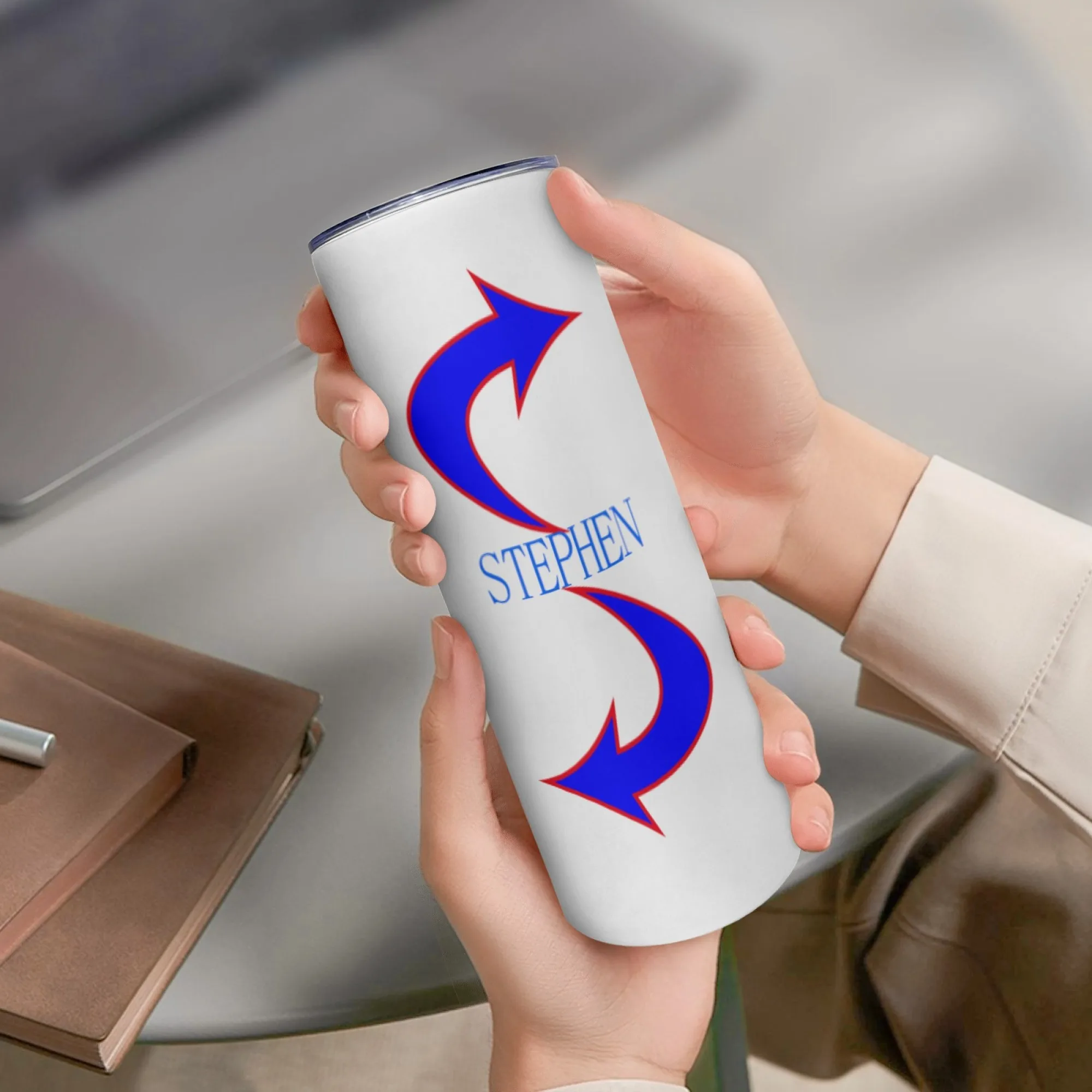 

Узкий стакан на 20 унций с соломинкой, использующий фото имя, стакан на заказ, персонализированная чашка, стакан на заказ, дорожная кружка