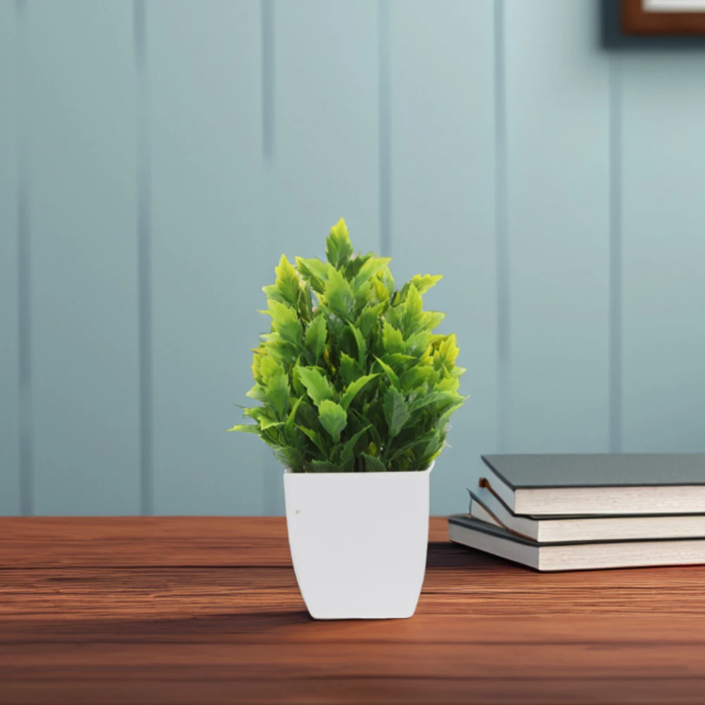 

3 Pcs Artificial Green Potted Plant Bonsai Trees Bathroom Farmhouse Decor Plants Decoration for Indoors Fake