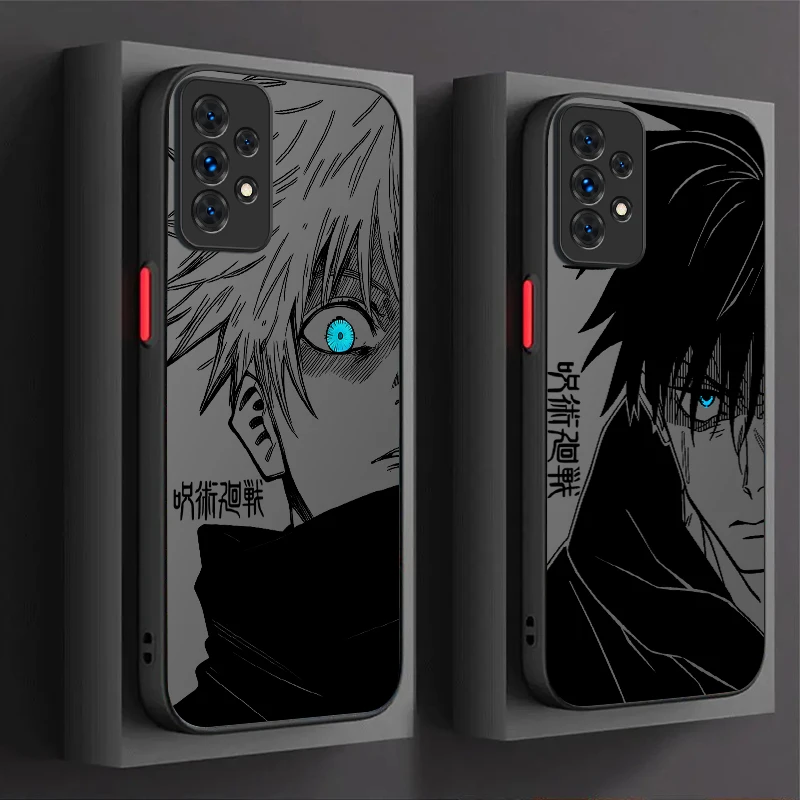 Cool Anime Jujutsu Kaisen Case For Samsung Galaxy A07 A17 A34 A54 A05 A05S A24 A14 A53 A33 A23 A52 A52S A32 A22 A12 A71 A51 A31