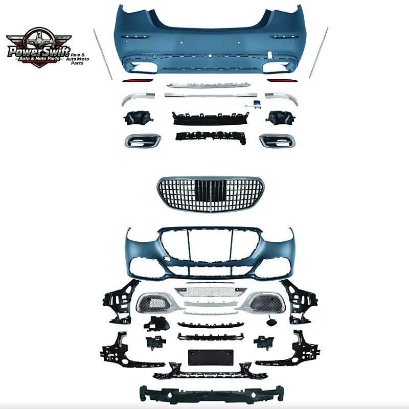 

Suitable for Mercedes-Benz S-Class W223 Modified S63 AMG S450 Maybach Body Kit Front and Rear Bumpers Grille 21-23 Models