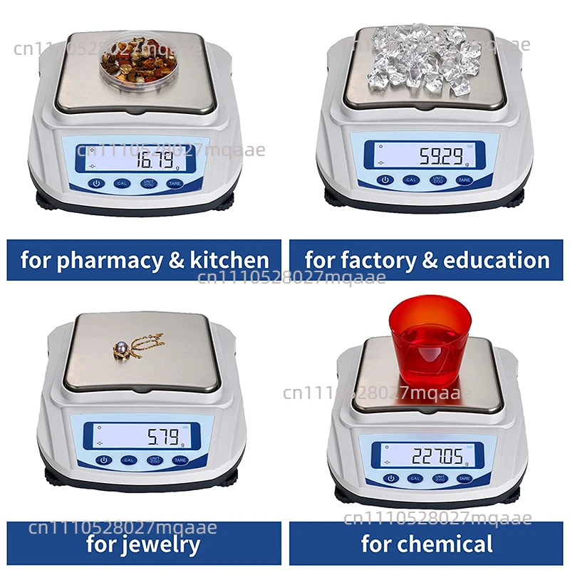 Precision Balance Lab Scale Analytical Balance Digital Weight Scales  RS232C Interface Connect Printer Computer 5kg 0.01g Grams