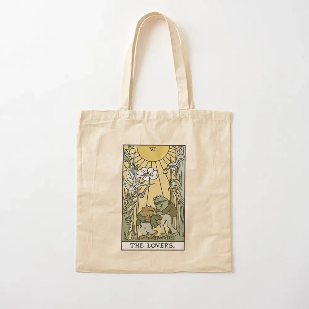 

Frog and toad <3 Tote Bag reusable shopping bags Cloth bag custom