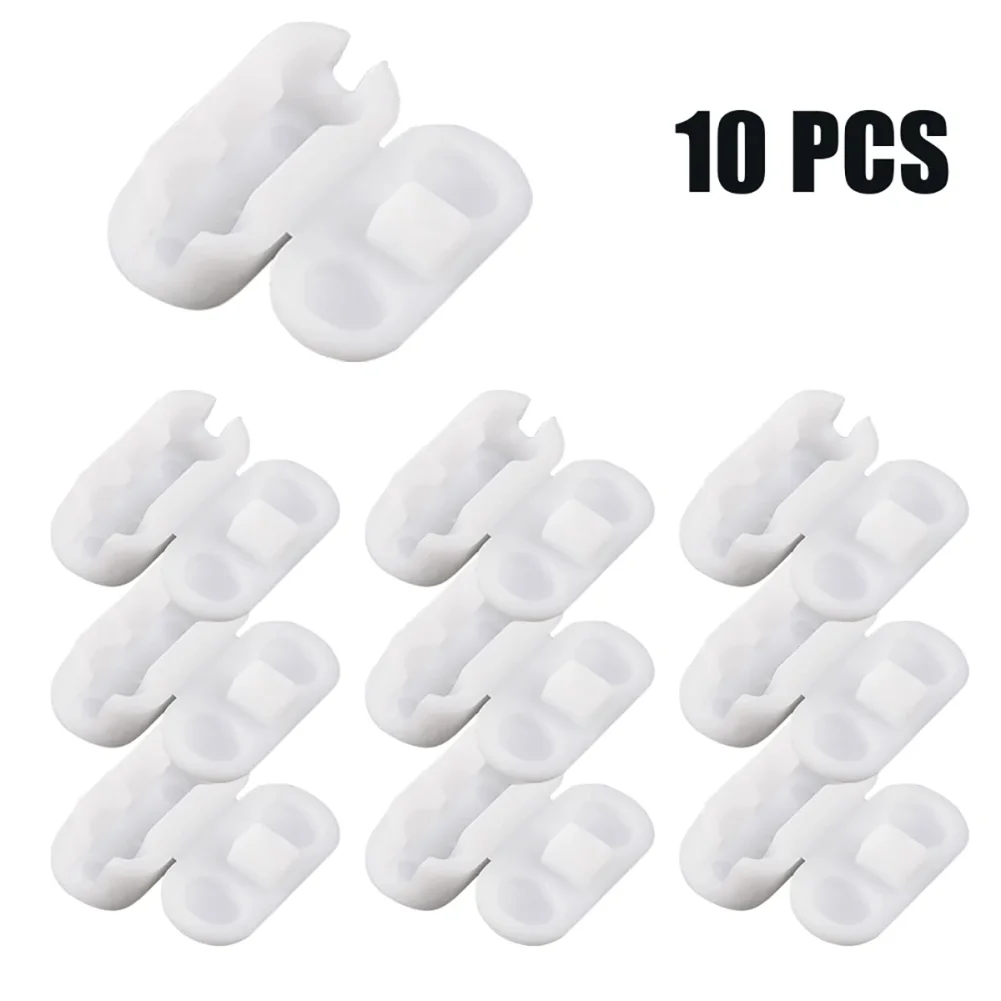 10pcs Plastic Roller Blinds Pull Cord Connector Curtain Chain Connector For Vertical Blinds Joiners Spare Tool Replacement