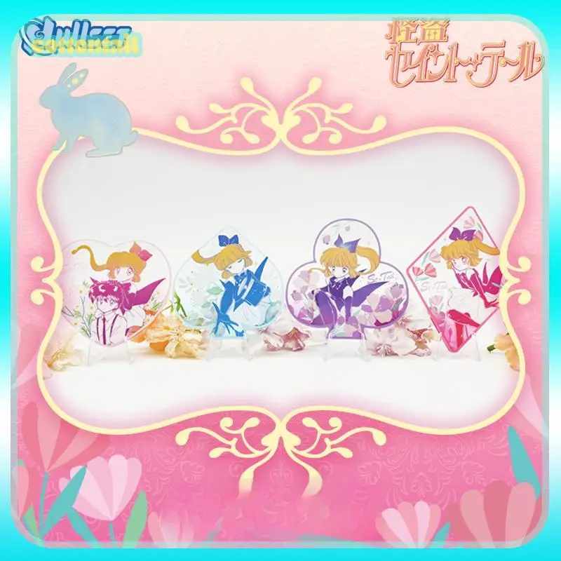 

Original Nullset Mysterious Thief Saint Tail Poker Theme Acrylic Coaster Peripheral Ornament Acg Goods Collect Toys Girls Gift