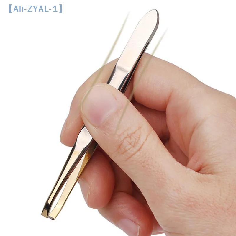 【ZYAL-1】眉毛ピンセット ヘアビューティー 細い毛抜き ステンレス製 眉毛クリップ 除毛 ピンセット メイク道具