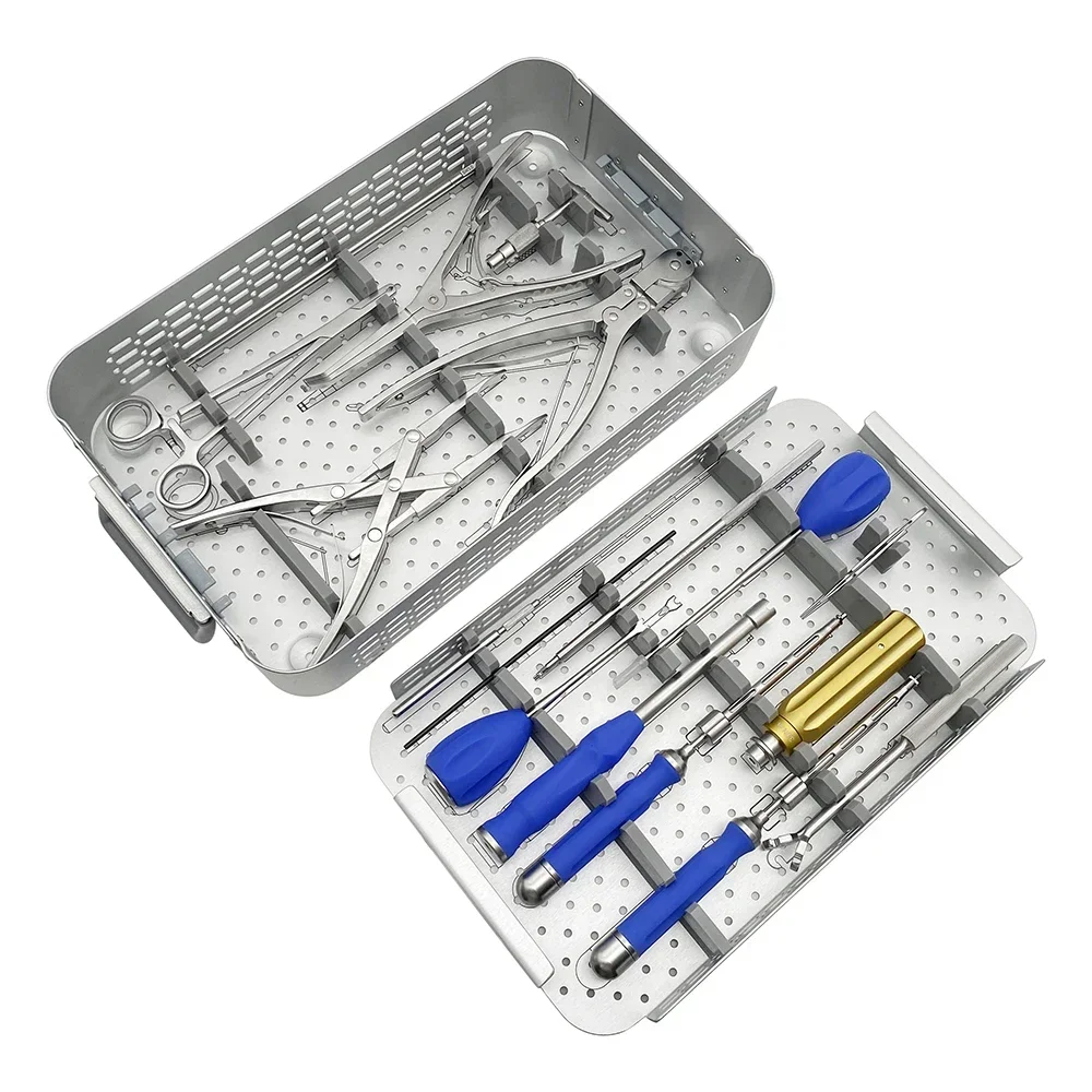 Spine Instrument Set Small Animal Surgical Kit Spinal Retractor Surgical Instruments Stainless Steel