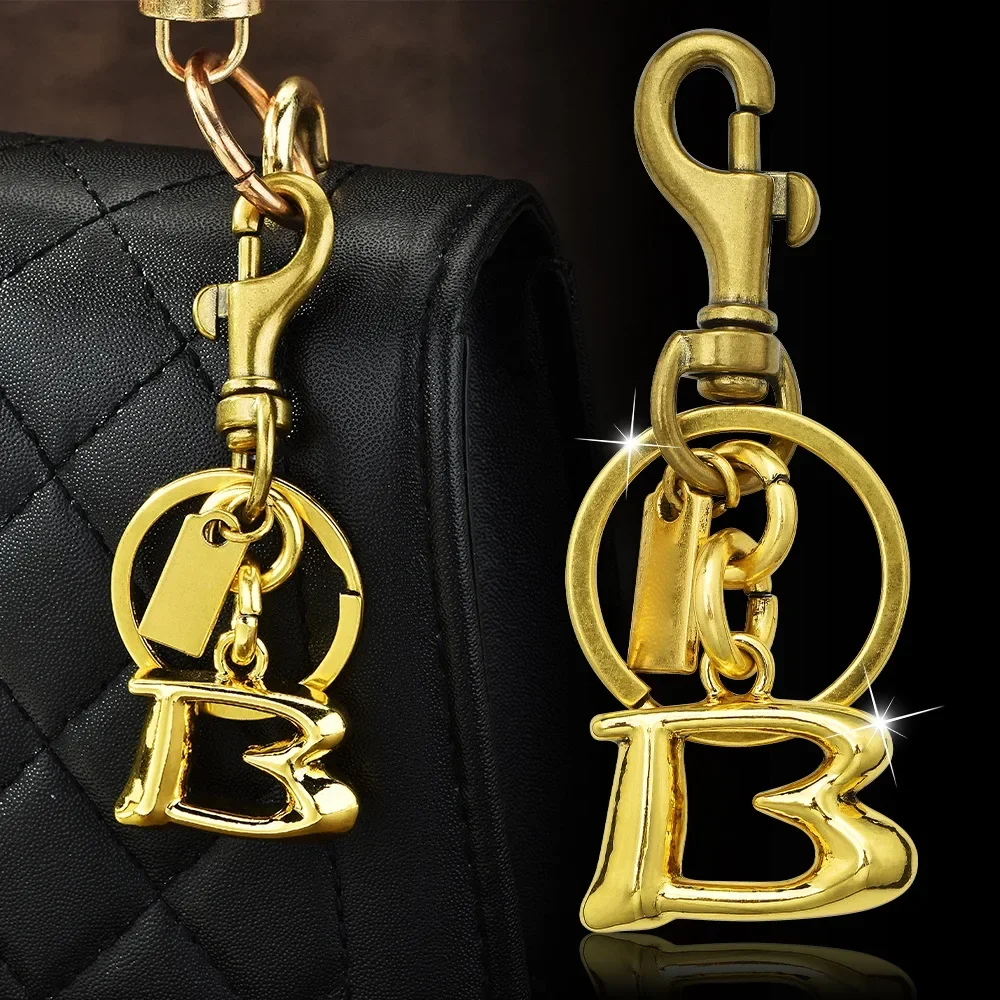 2025 letter keychain, bag pendant, high-end car keychain pendant, suitable for both men and women