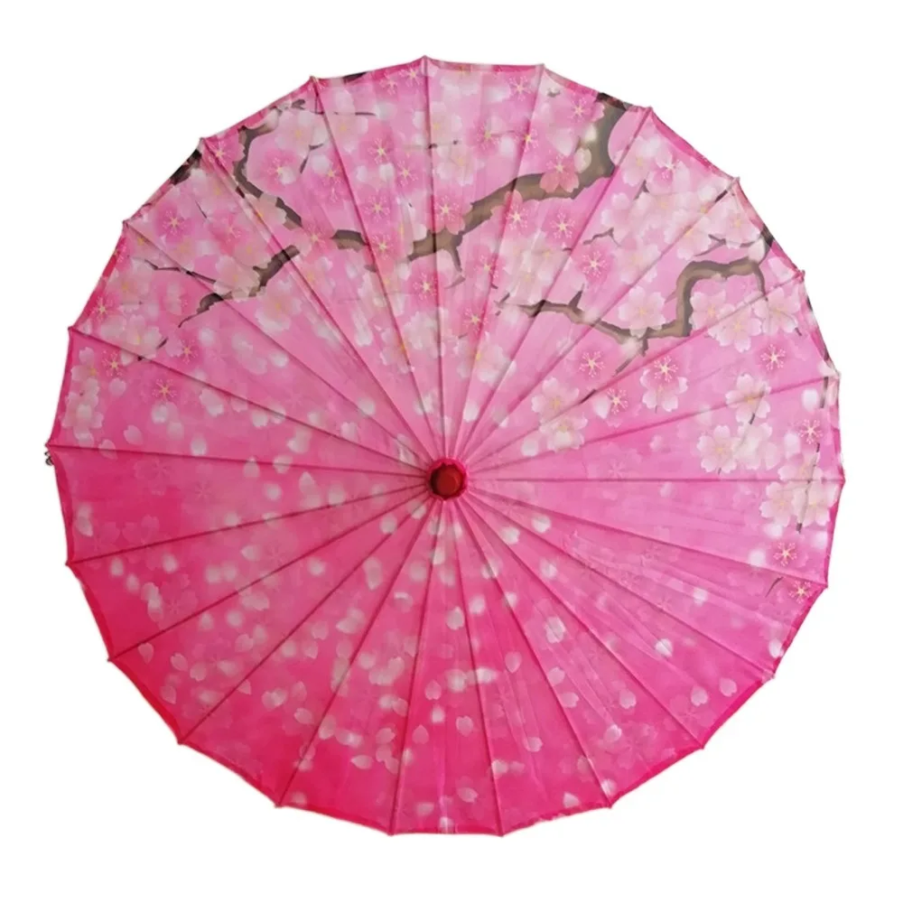 

Handmade Silk Cloth Women Umbrella Rain Proof Decorative Ancient Dance Umbrella Waterproof Flower Oil Paper Umbrella