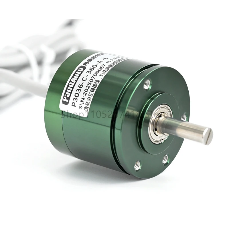 Sensores de ángulo de 360 grados sin fin P3036 0-5V 0-10v 4-20ma transductor Angular codificador magnético de efecto Hall sin contacto ﻿