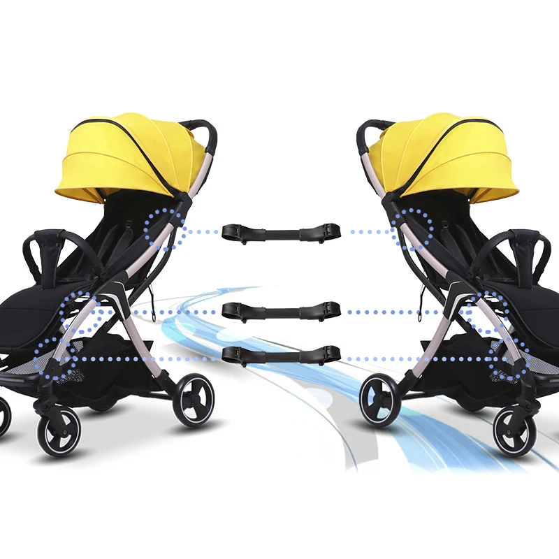 3 Stück Twin Kinderwagen Stecker Universal gelenke Drillinge Vierlinge Kinderwagen sichere Gurte verstellbare Linker Haken Sicherheit