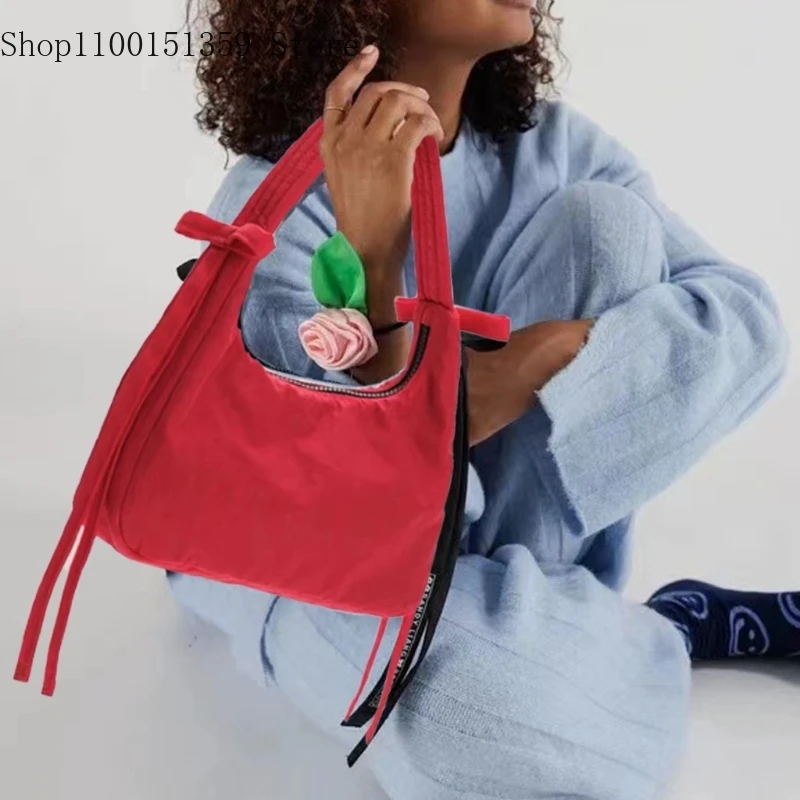 Nylon Bag for Women Casual Handbag Zipper Purse High-end Fashion Bags Female