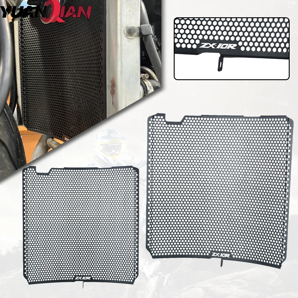 ZX10R Radiator Grille Guard Cover For Kawasaki NINJA ZX-10R 2008 2009 2010 2011 2012 2013 2014 2015 2016 2017 2018 2019 2020