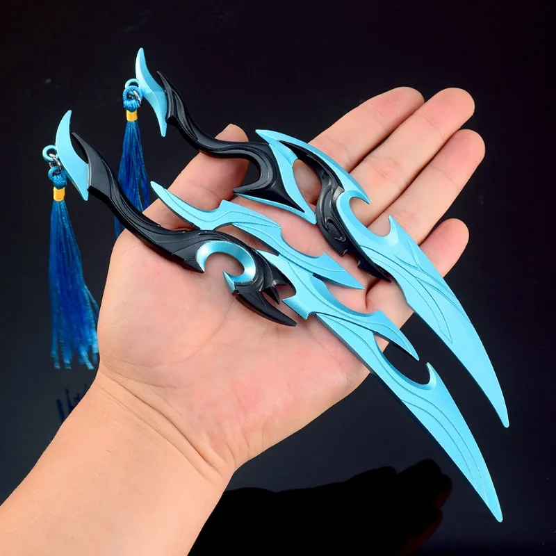 22 سنتيمتر/8.66in شرف الملوك لعبة الطرفية Lan Zhugui زهرة البحر مجموعة نموذج الحرف اليدوية الديكور شاشة لسطح المكتب الحلي الهدايا