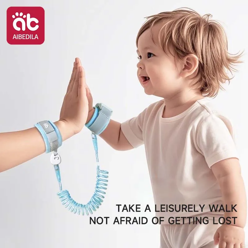 With Keylock 1.5m Anti Go Fumble Bracelet Childrens Bracelet Safety Rope Baby Bracelet Anti Lose Outdoor Bracelet Traction Rope