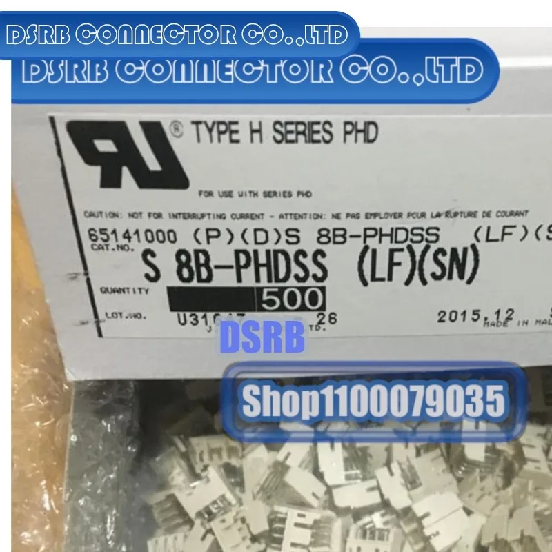 

50pcs/lot S8B-PHDSS 8P 2.0MM legs width 100% New and Original