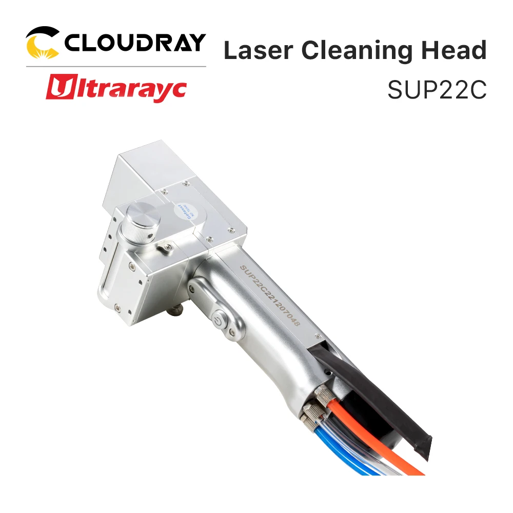 Ultrarayc Handheld Laser Cleaning Head 1064nm 50/60Hz SUP22C with Hydrocooling Compatibale with Virous Type of Fiber Lasers