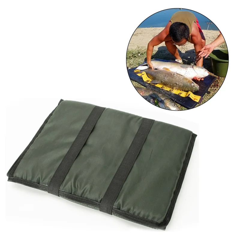 Carp Fishing Quick Fish Folding Unhooking Mat + European Type Nest Beater Set Foldable Carp Fishing Mat Kits