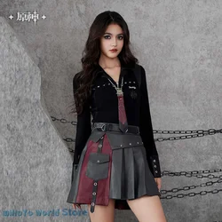 [Official] Wriothesley Shirt MiHoYo Original Merch Genshin Impact Wriothesley Theme Impression Serie Knitting Shirt Cosplay Gift