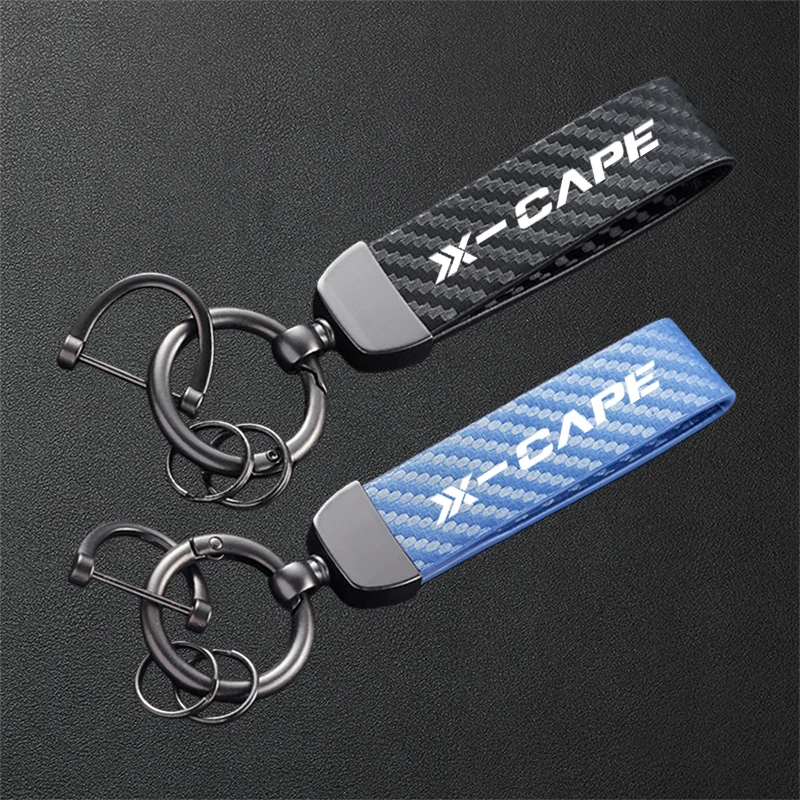 Para Moto Morini XCape X Cape x-cape 650 accesorios de motocicleta de alta calidad llavero estampado de fibra de carbono llavero de Metal