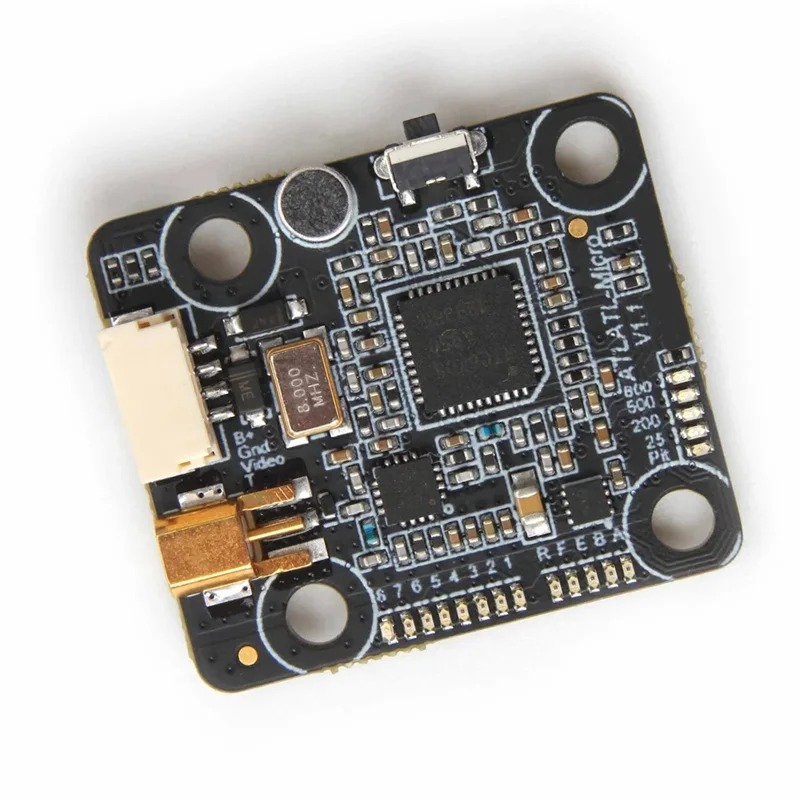 【البيع الساخن】 جزء الطائرة بدون طيار FPV RC متعدد الدوار لجهاز Holybro Atlatl HV 5.8G Micro Video Transmitter 2-4S Lipo Power 0.5/25/200/500/800Mw 4