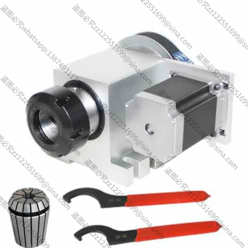 Suitable for Fourth Axis A Axis, Rotating Axis Numerical Control Indexing Head - ER40 Chuck (hollow Shaft)
