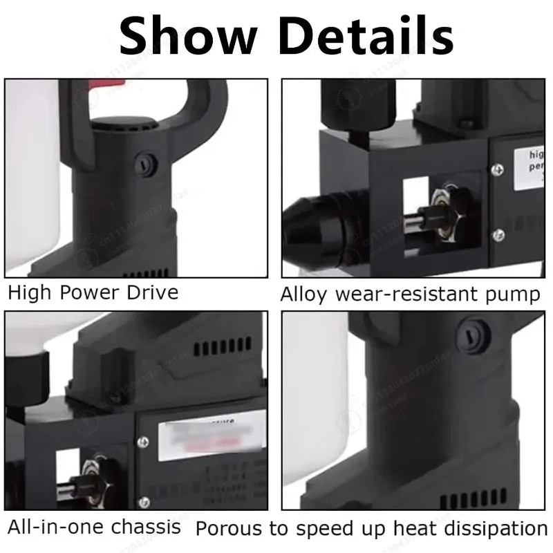 M-9999 High Pressure Epoxy Grouting Machine 220V/1100W Epoxy/Polyurethane Foam Injection Pump Crack Repair and Plugging Machine