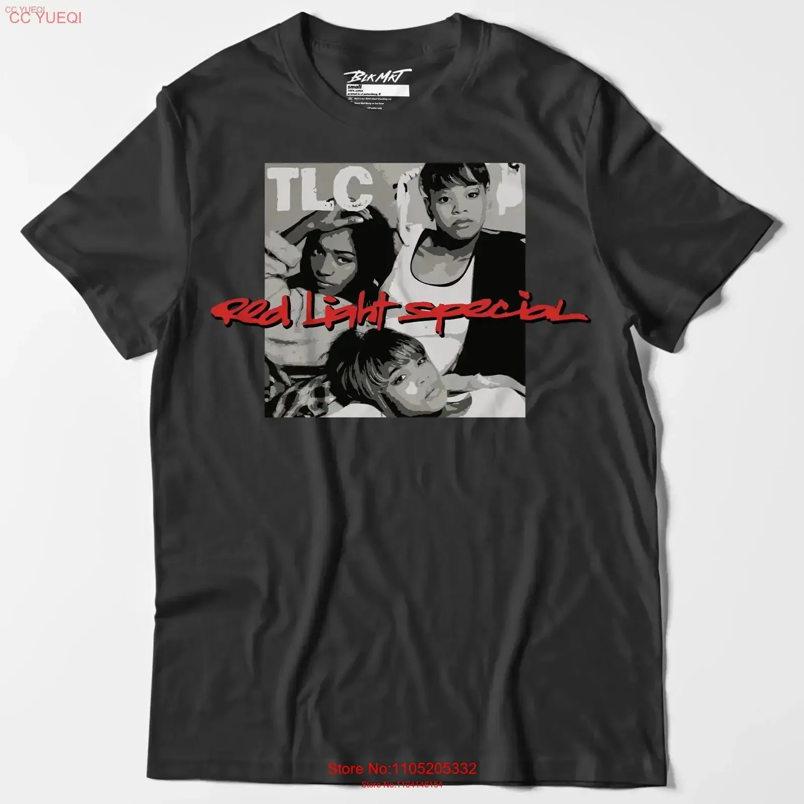 TLC Tribute T Shirt Boz Left Eye Chilli Tour Merch Red Light Special Multiple Colors vintage Washed Stretched Comfortable