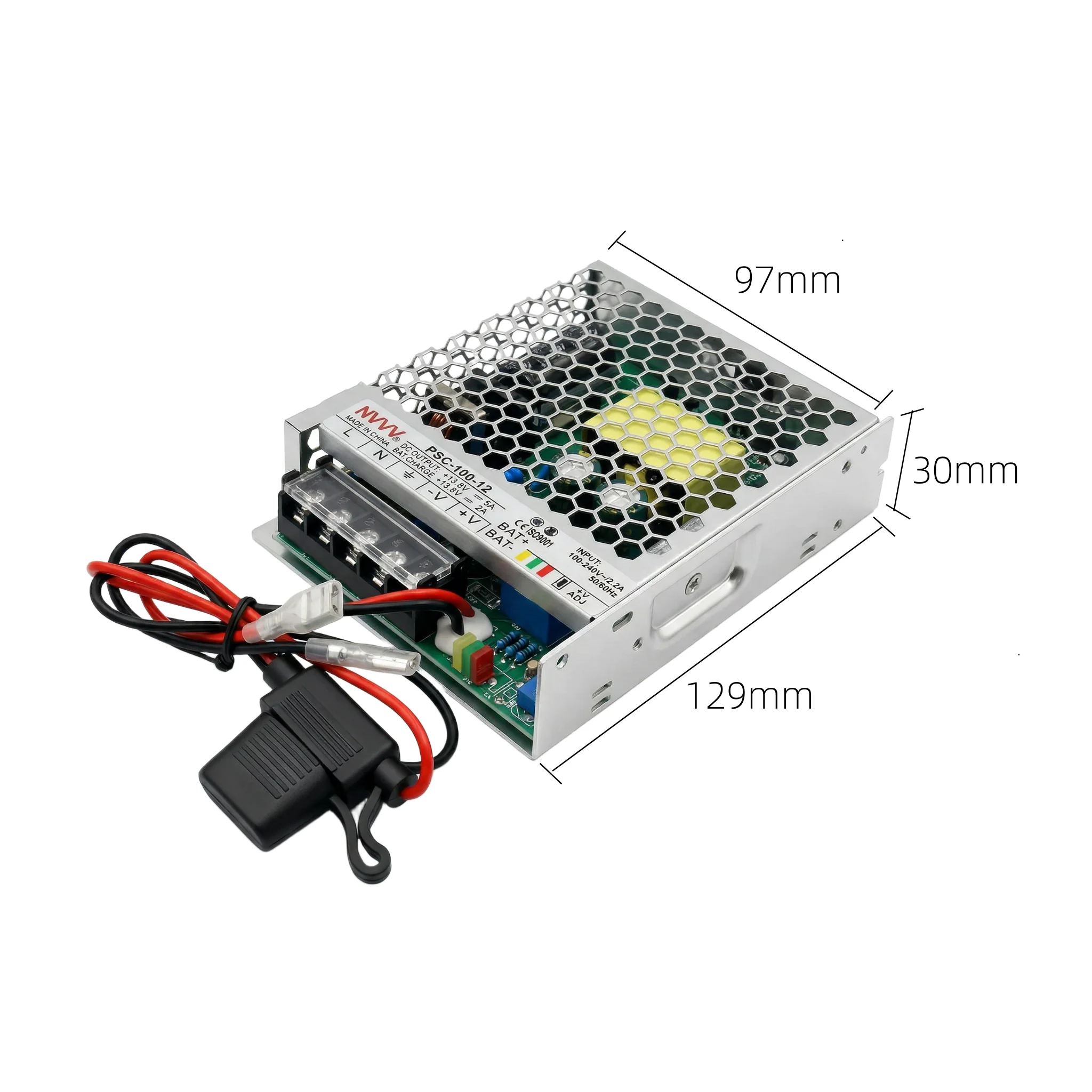 

PSC-100-12 UPS Switch-mode power supply 100-240 VAC AC to DC 100W 13.8 V 5.0 A 13.8 V 2A Charging function SMPS