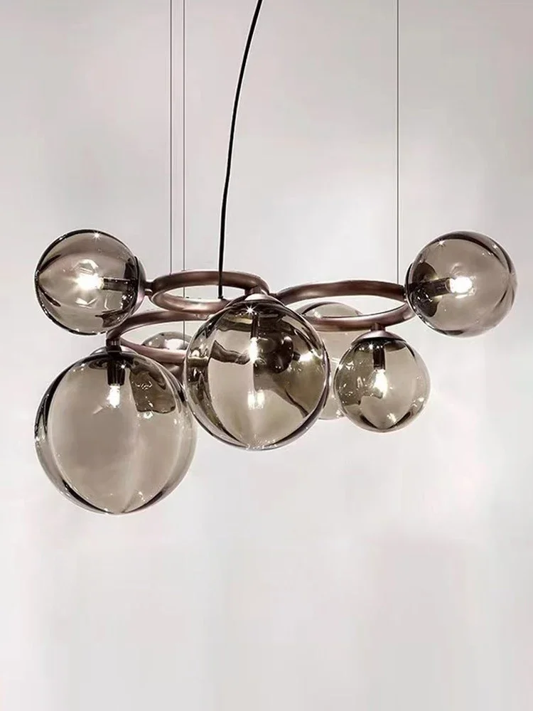 Moderne Minimalismus Nordic Glas Kronleuchter Zimmer Dekor Lichter Wohnzimmer Esszimmer Schlafzimmer Luxus Anhänger Lampen Innen Beleuchtung Leuchten