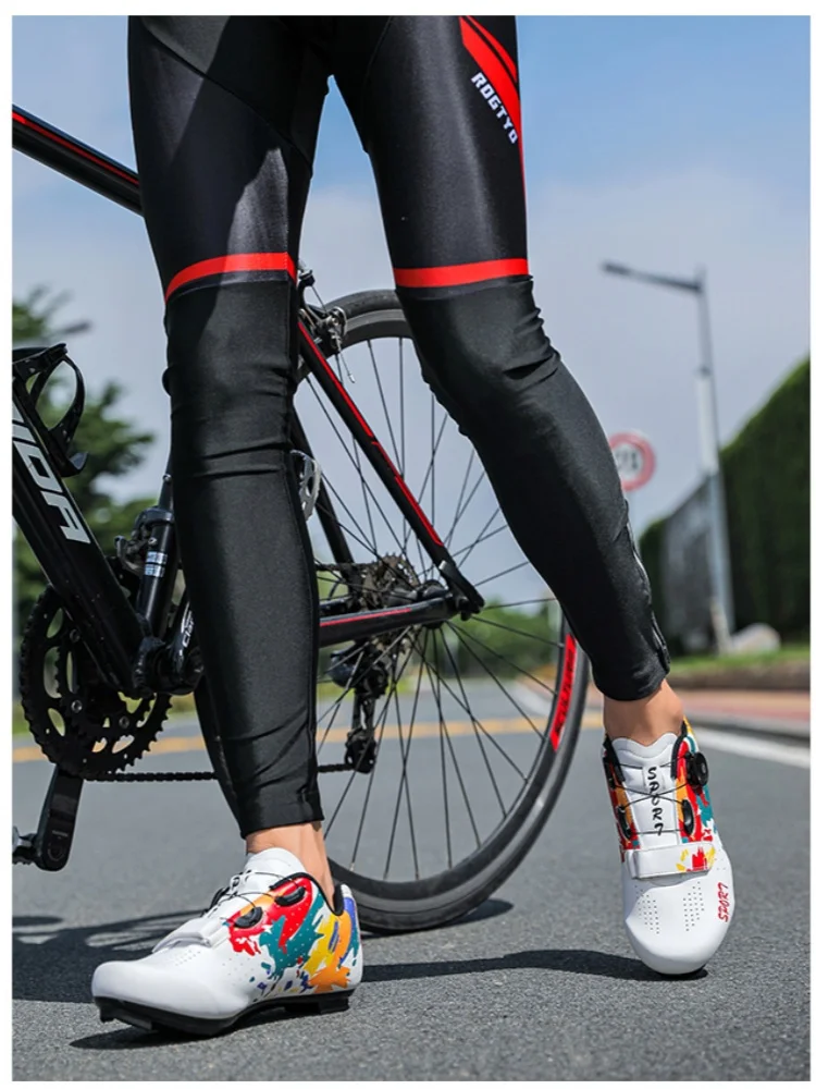 Herren-Fahrradschuhe MTB, Leichte und Langlebige Mountainbike-Schuhe, Geeignet für Outdoor-Bergfahrten, Unisex 37-46 – Detail 7