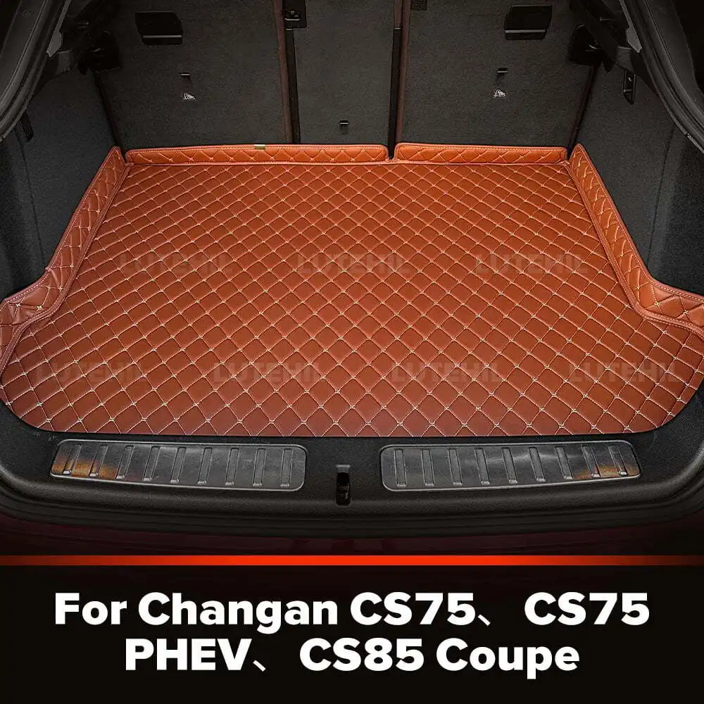 

For Changan CS75、CS75 PHEV、CS85 Coupe Custom Car Trunk Mat Anti-dirty Pad Protective Pad Cargo Liner Auto Interior Accessories