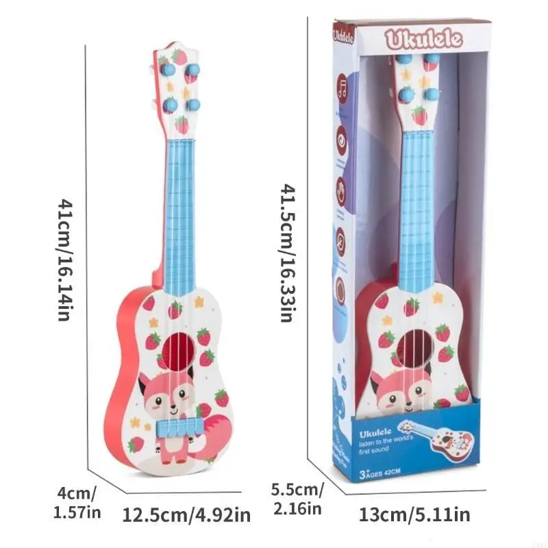 Ukelele juguete divertido y atractivo para niños que promueve interés musical y creatividad para niños guardería