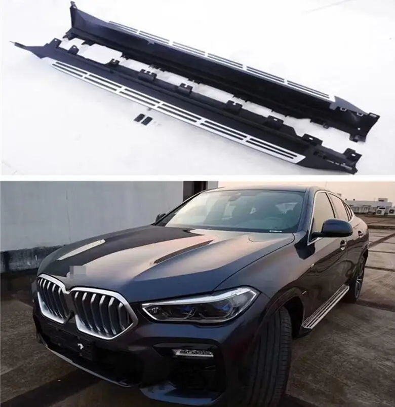 

Aluminum alloy Running Board Side Step Nerf Bar Pedal For BMW X6 G06 2019 2020 2021