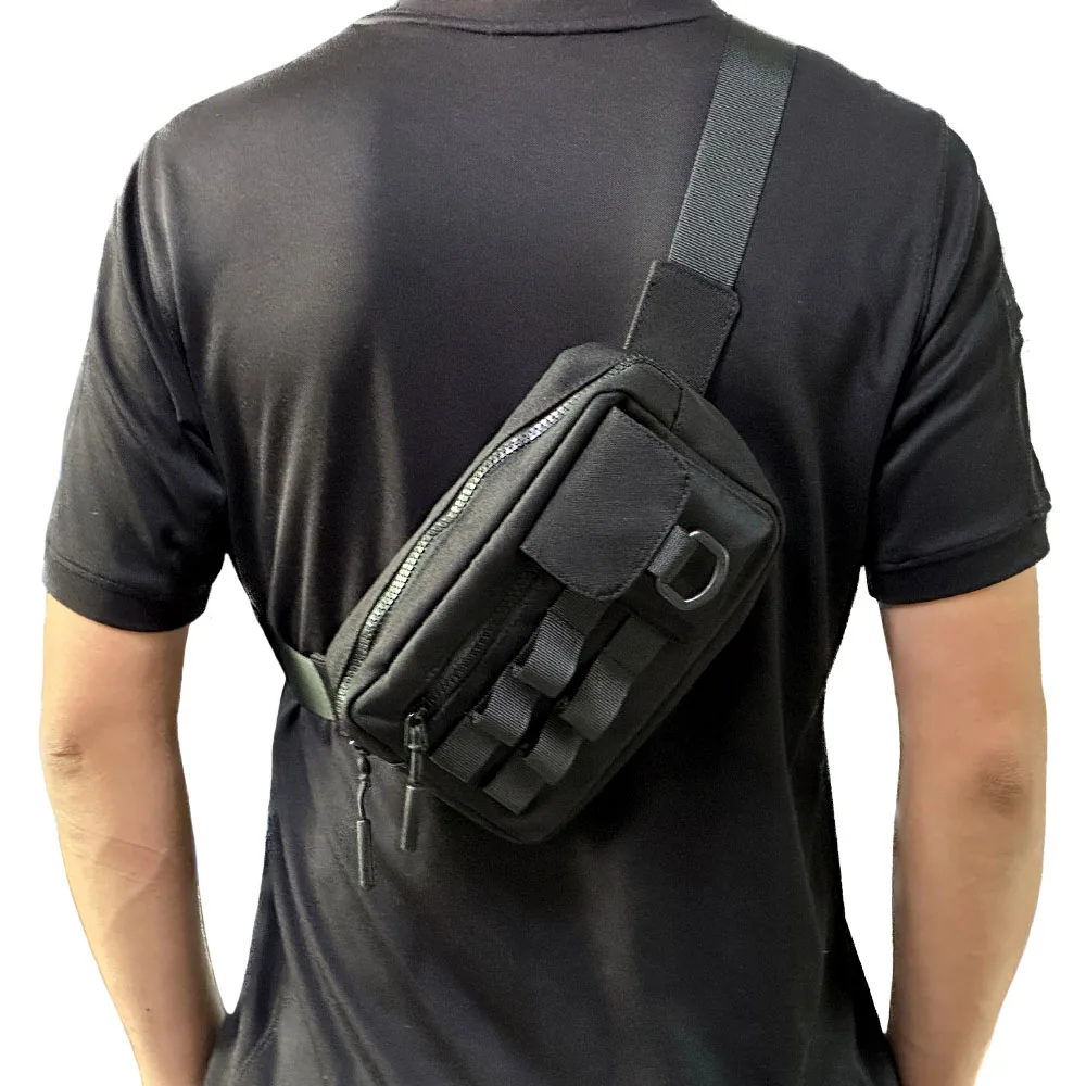 

Waist bag tactical outdoor lightweight multifunctional crossbody shoulder bag cycling shoulder chest bag for Hunting Airsoft