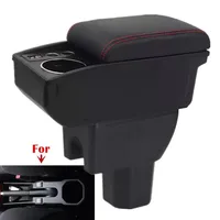 Reposabrazos para Suzuki IGNIS, caja de almacenamiento de doble capa, portavasos, accesorios interiores para coche