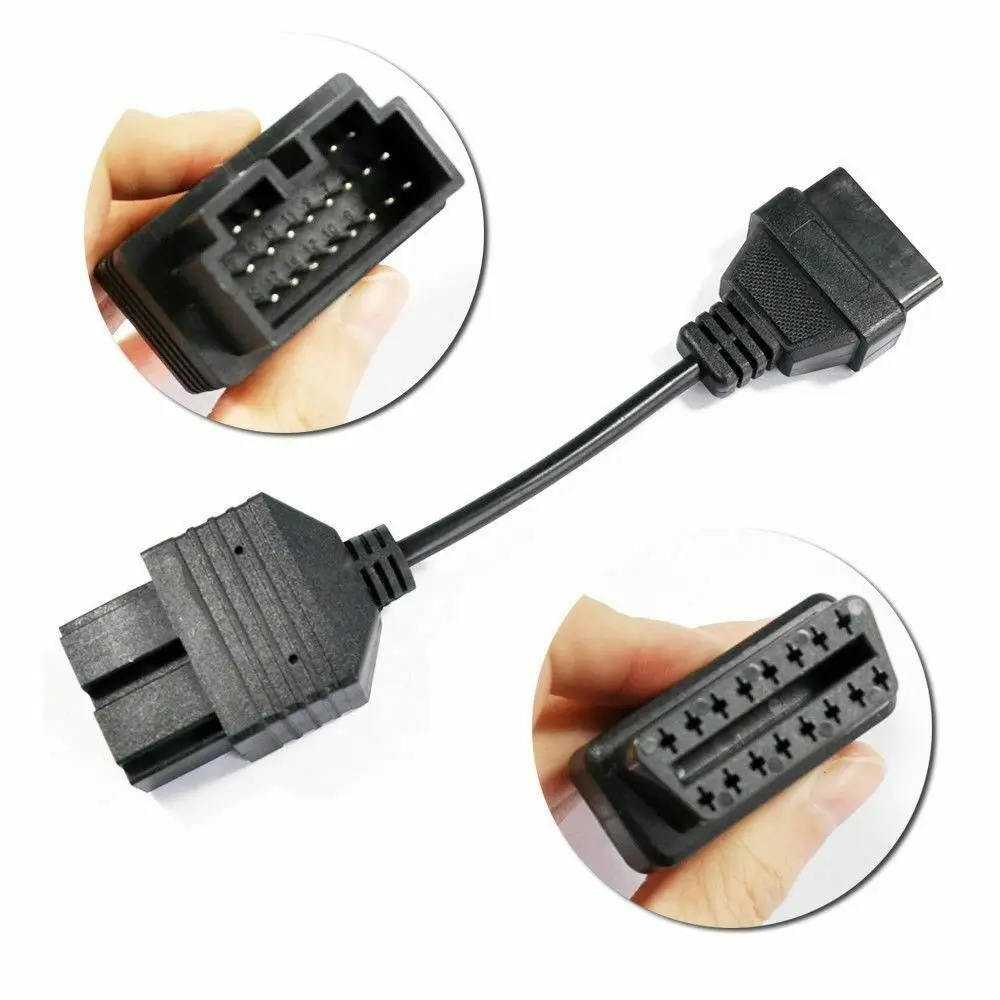 

For KIA 20 Pin To 16 Pin OBD2 obdii OBD 2 II female Diagnostic Tool Scanner Code Reader Adapter Car Connector Cable