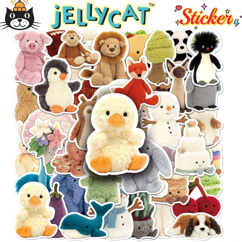 

JC Bashful Bunny Peanut Penguin Creative Cartoon Stickers for Students Water Bottles Notebooks DIY Decoration Doodle Stickers