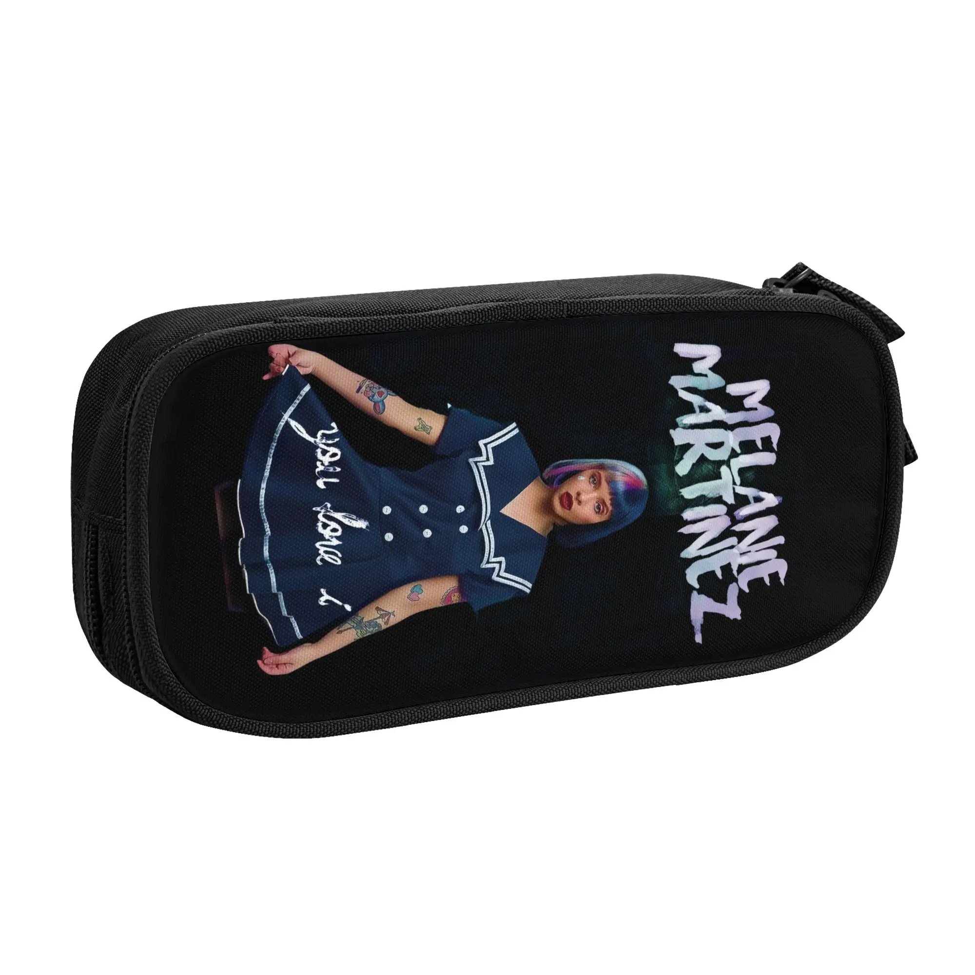 Portals Melanies Martinez   Kawaii Pencil Case Girl Boy Large Capacity American Singer Songwriter  Pencil Box School Accessories