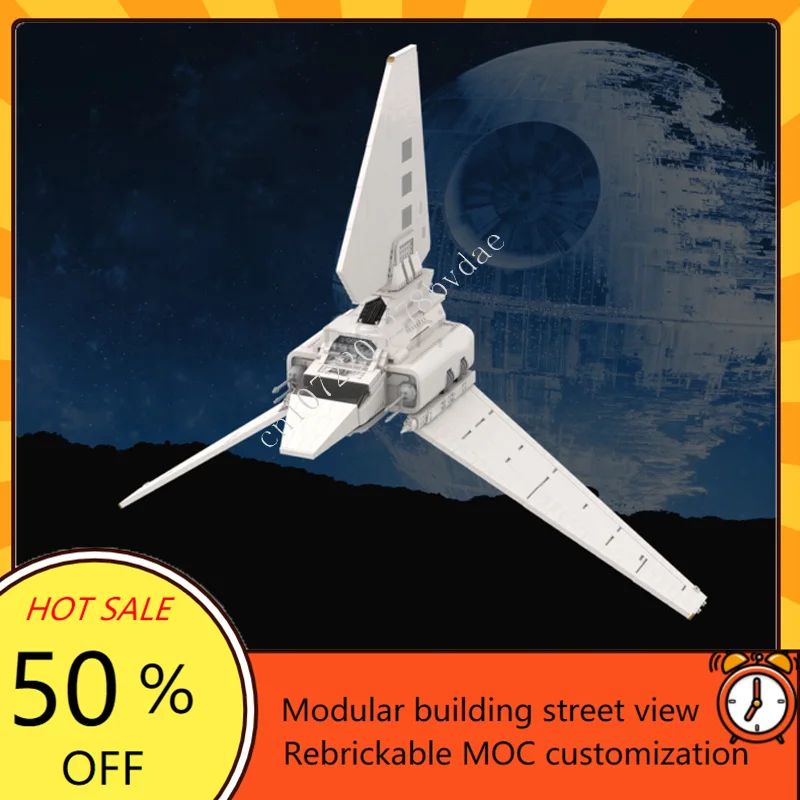 3321PCS UCS Shuttle Tydirium Space War Military MOC SpaceShip Battle Model Custom Puzzle Architecture DIY Assembly Model ToyGift