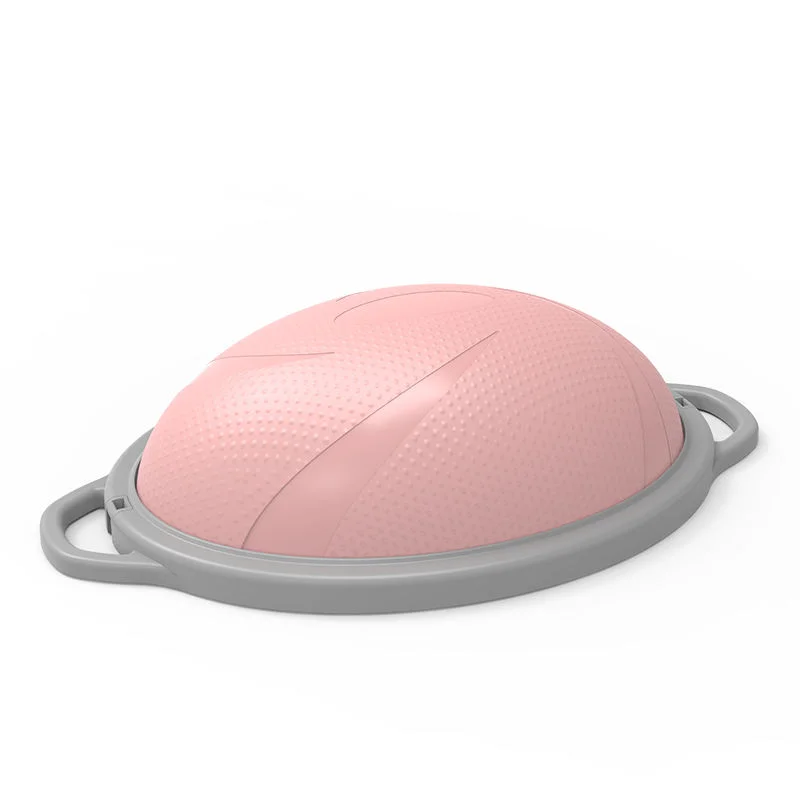 Half Ball with Resistant Band Yoga Ball Exercise Balance Stability Trainer Bosuing Ball for Home Gym Core Training